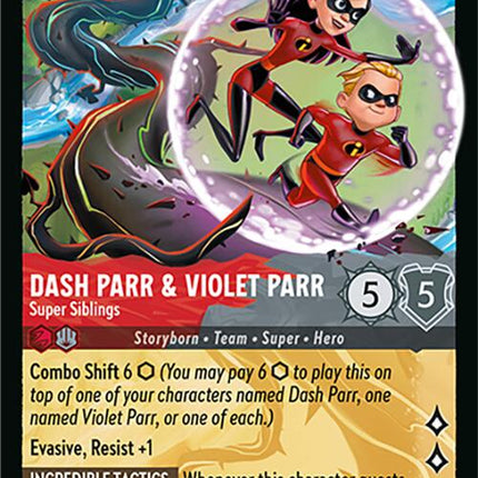 Dash Parr & Violet Parr - Super Siblings (133/207) [Attack of the Vine!]