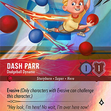Dash Parr - Dodgeball Dynamo (Epic) (219/204) [Attack of the Vine!]