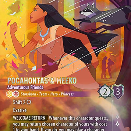 Pocahontas & Meeko - Adventurous Friends (Enchanted) (227/204) [Attack of the Vine!]