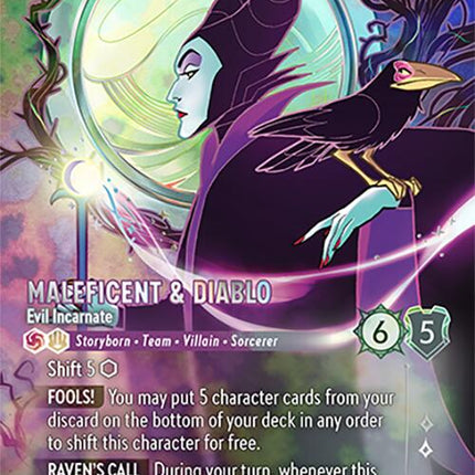 Maleficent & Diablo - Evil Incarnate (Enchanted) (235/204) [Attack of the Vine!]
