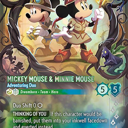 Mickey Mouse & Minnie Mouse - Adventuring Duo (Enchanted) (238/204) [Attack of the Vine!]