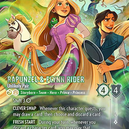Rapunzel & Flynn Rider - Unlikely Pair (Enchanted) (239/204) [Attack of the Vine!]