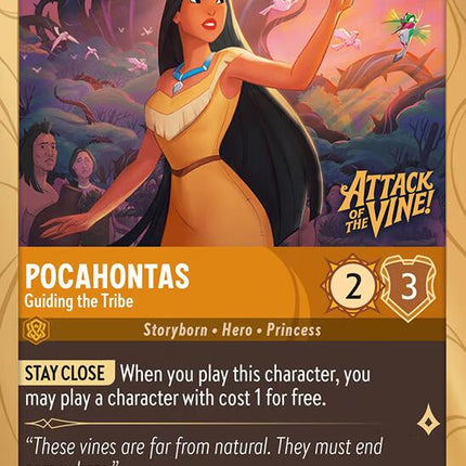 Pocahontas - Guiding the Tribe (3) [Promo Cards]