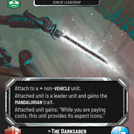 The Darksaber - Icon of Leadership (14) (14) [Ashes of the Empire Weekly Play Promos]