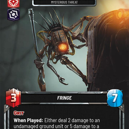 The Cyborg Mech - Mysterious Threat (15) (15) [Ashes of the Empire Weekly Play Promos]