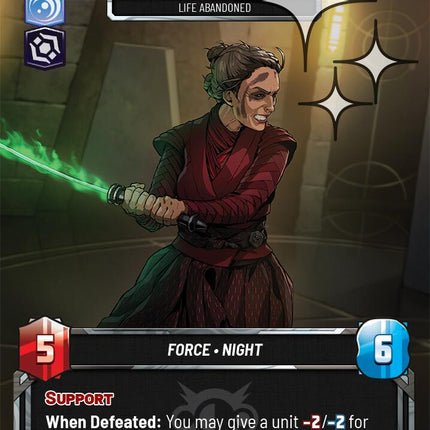 Morgan Elsbeth -Life Abandoned (26) (Foil) (26) [Ashes of the Empire Weekly Play Promos]