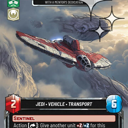 T-6 Shuttle 1974 - With a Mentor's Dedication (30) (Foil) (30) [Ashes of the Empire Weekly Play Promos]