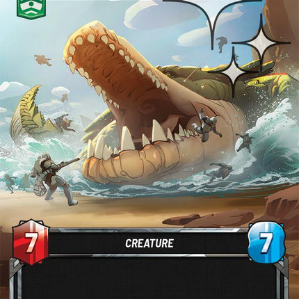 Dinosaur Turtle (33) (Foil) (33) [Ashes of the Empire Weekly Play Promos]