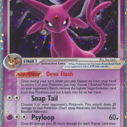 Espeon ex (102/115) [EX: Unseen Forces]