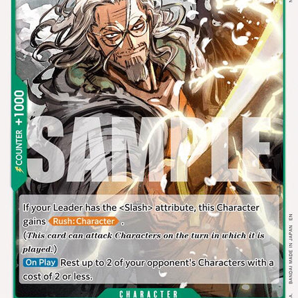 Silvers Rayleigh [Starter Deck: GREEN Roronoa Zoro]