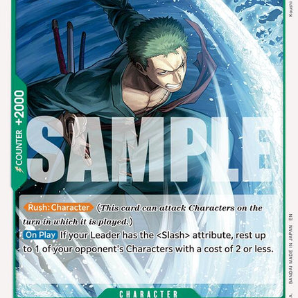 Roronoa Zoro [Starter Deck: GREEN Roronoa Zoro]
