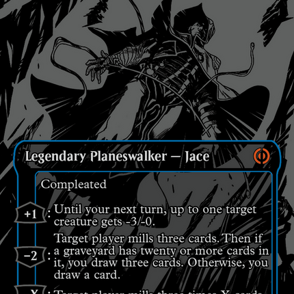 Jace, the Perfected Mind (Oil Slick Raised Foil) [Phyrexia: All Will Be One]