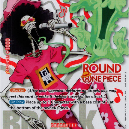 Brook (Round 1 Promo) [One Piece Promotion Cards]