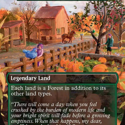 Valley Farmstead - Yavimaya, Cradle of Growth [Secret Lair Drop Series]