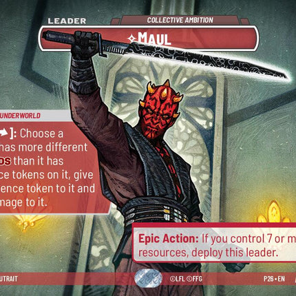 Maul - Collective Ambition (135) (Prize Wall) (135) [Galactic Championship 2026]