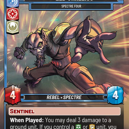 Zeb Orellios - Spectre Four (159) (Prize Wall) (Foil) (159) [Galactic Championship 2026]