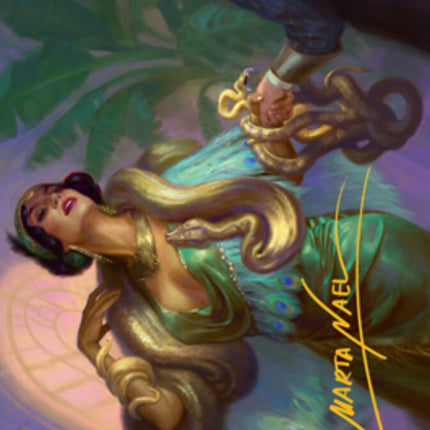 Venom Connoisseur Art Card (Gold-Stamped Signature) [Streets of New Capenna Art Series]