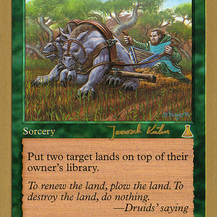 Plow Under (Janosch Kuhn) [World Championship Decks 2000]