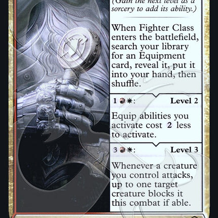 Fighter Class (Ampersand Promo) [Dungeons & Dragons: Adventures in the Forgotten Realms Promos]