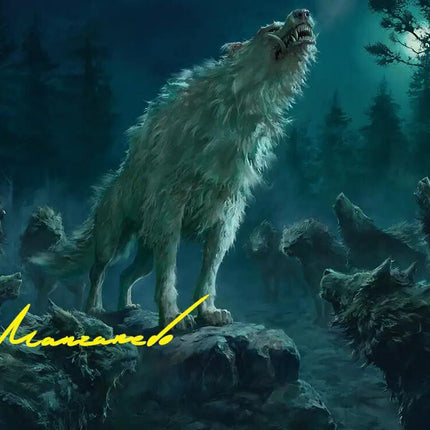 Reverent Howl Art Card (Gold-Stamped Signature) [The Hobbit Art Series]