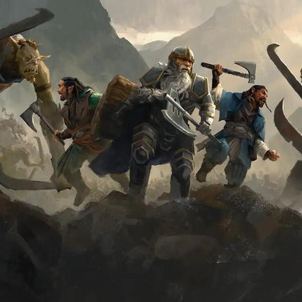 Struggle of Howling Steel Art Card (Gold-Stamped) [The Hobbit Art Series]
