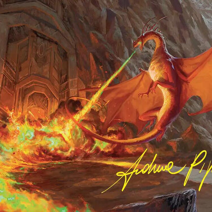 Smaug's Fury Art Card (Gold-Stamped Signature) [The Hobbit Art Series]