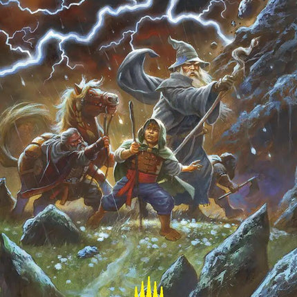 Call Forth the Tempest Art Card (Gold-Stamped) [The Hobbit Art Series]