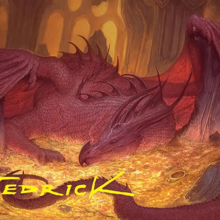 Smaug the Magnificent Art Card (Gold-Stamped Signature) [The Hobbit Art Series]