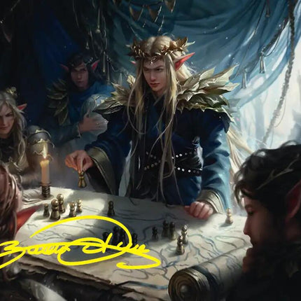 Thranduil the Strategist Art Card (Gold-Stamped Signature) [The Hobbit Art Series]