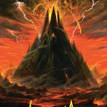 Mount Doom Art Card (Gold-Stamped Signature) [The Hobbit Art Series]