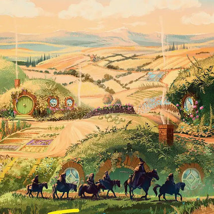 Plains Art Card (Gold-Stamped Signature) [The Hobbit Art Series]