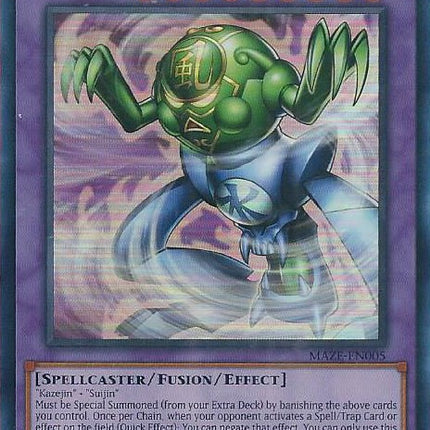 Gate Guardian of Wind and Water [MAZE-EN005] Super Rare