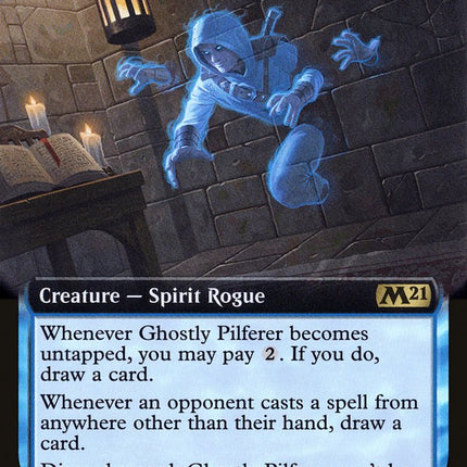 Ghostly Pilferer (Extended Art) [Core Set 2021]