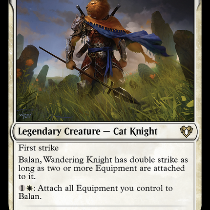 Balan, Wandering Knight [Commander Masters]