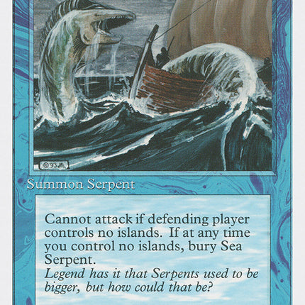 Sea Serpent [Fourth Edition]