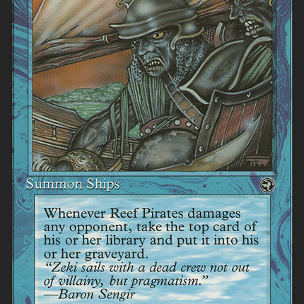 Reef Pirates (Baron Sengir Flavor Text) [Homelands]