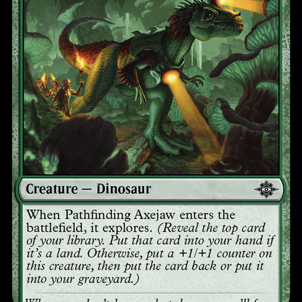 Pathfinding Axejaw [The Lost Caverns of Ixalan]