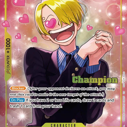 Sanji (CS 26-27 Winner Card Set Vol. 1) [One Piece Promotion Cards]