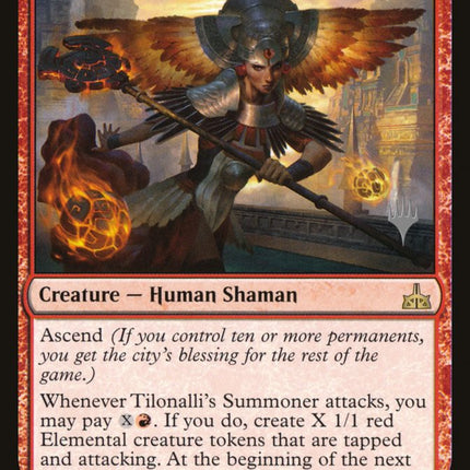 Tilonalli's Summoner (Promo Pack) [Rivals of Ixalan Promos]