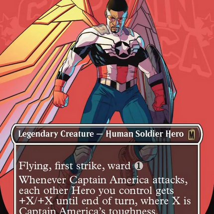 Captain America, Wings of Freedom (Borderless) [Marvel Super Heroes]