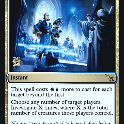 Officious Interrogation [Murders at Karlov Manor Prerelease Promos]
