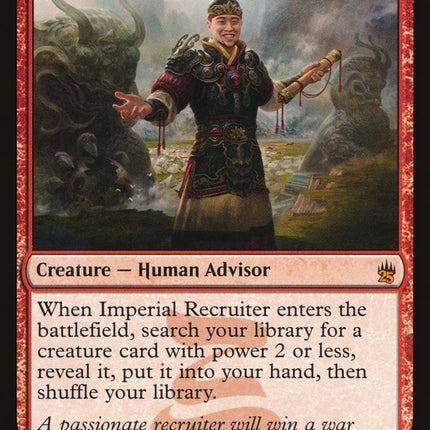Imperial Recruiter [Masters 25]