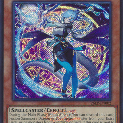 Dracotail Faimena (Emblazoned Secret Rare) [26LP-EN002] Secret Rare