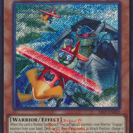 Gogogo Goblindbergh (Emblazoned Secret Rare) [26LP-EN020] Secret Rare
