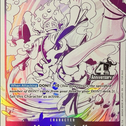 Monkey.D.Luffy (4th Anniversary Treasure Campaign Pack) [One Piece Promotion Cards]