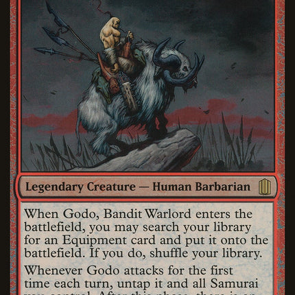 Godo, Bandit Warlord (Oversized) [Commander's Arsenal Oversized]
