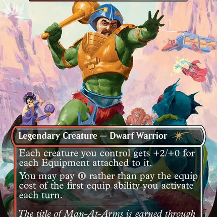 Man-At-Arms, Master Tactician - Bruenor Battlehammer [Secret Lair Drop Series]