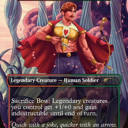 Bow, Master Archer - Hajar, Loyal Bodyguard [Secret Lair Drop Series]