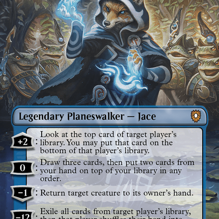 Jace, the Mind Sculptor (Borderless) [Bloomburrow Commander]