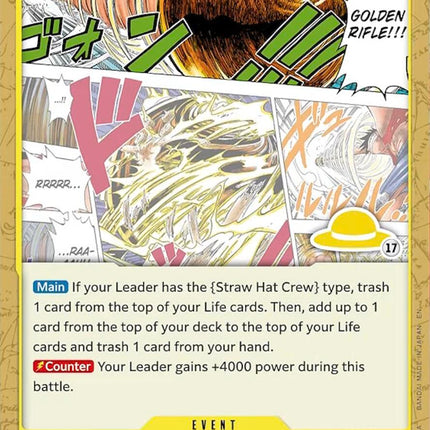 Gum-Gum Golden Rifle (Luffy Deck) [Set Sail Deck Set]